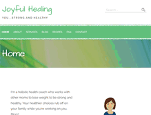 Tablet Screenshot of healwithwholefoods.com